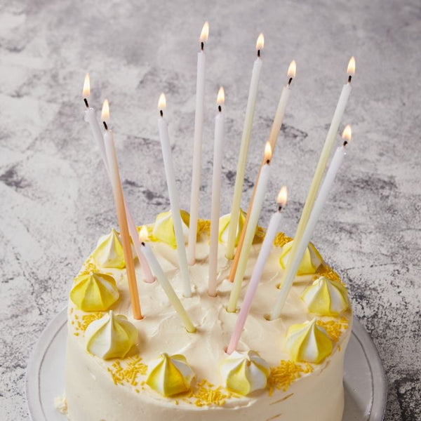 Tall Pastel Candles