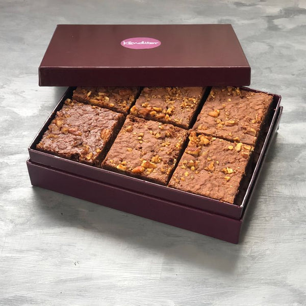 Vegan Pecan Brownie Box of 12